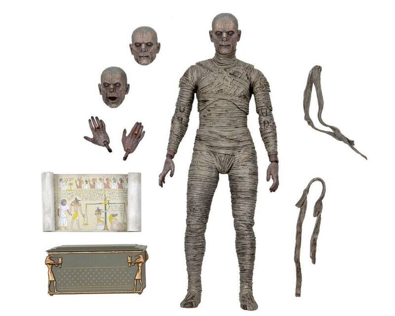 NECA Universal Monsters The Mummy (Color) Ultimate Actionfigur 18 cm