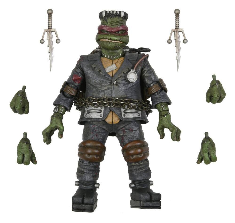 NECA TMNT Turtles Universal Monsters Raphael Frankenstein ca. 18 cm Figur