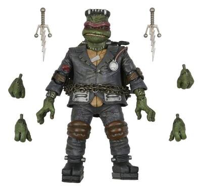 NECA TMNT Turtles Universal Monsters Raphael Frankenstein ca. 18 cm Figur