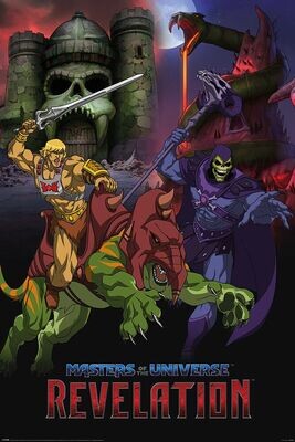Pyramid Poster Masters of The Universe Revelation He-Man Skeletor 61 x 91,5
