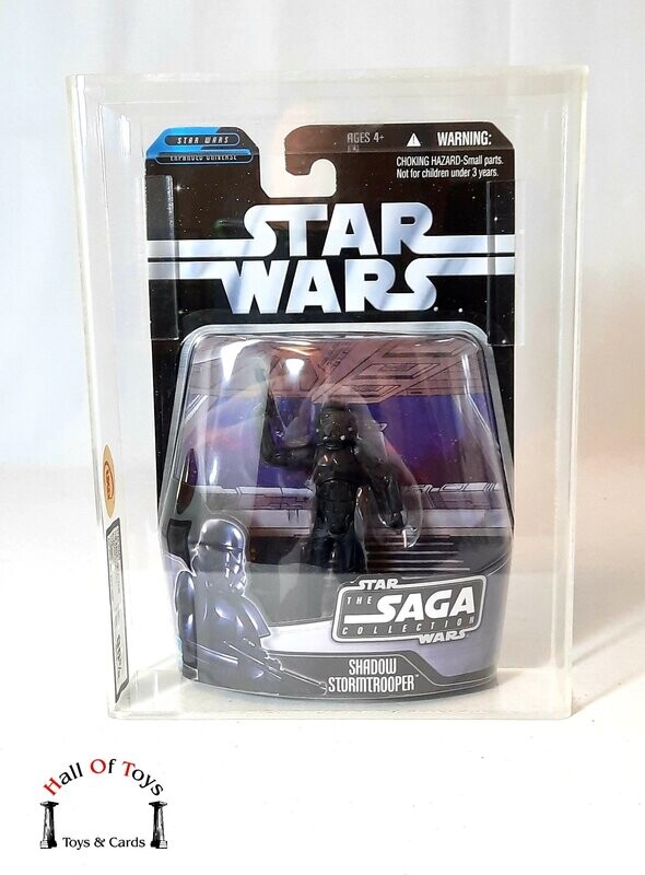 Hasbro Star Wars The Saga Collection Shadow Trooper UKG 90% Grading