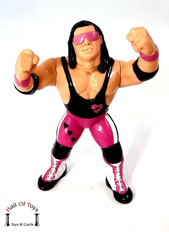 Hasbro WWF Wrestling Bret The Hitman Hart Vintage Actionfigur 1991 Titan Sports