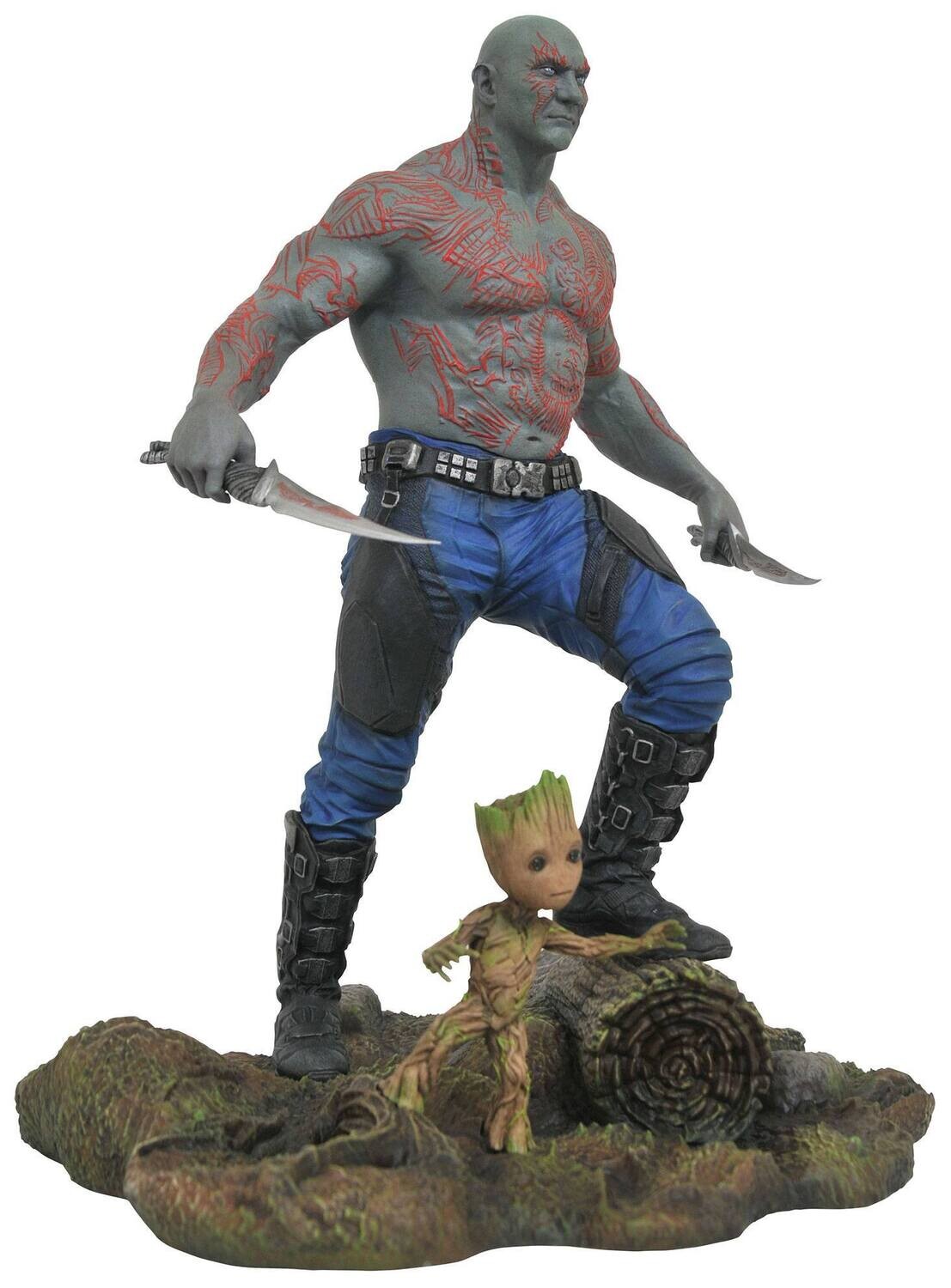 Diamond Select Gallery Marvel Guardians of the Galaxy Drax & Baby Groot Statue