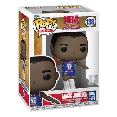 Funko POP! NBA Legends Basketball Magic Johnson 1991 ca. 9 cm