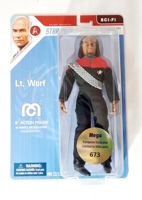 Mego Star Trek TNG Lt. Worf Actionfigur ca. 20 cm