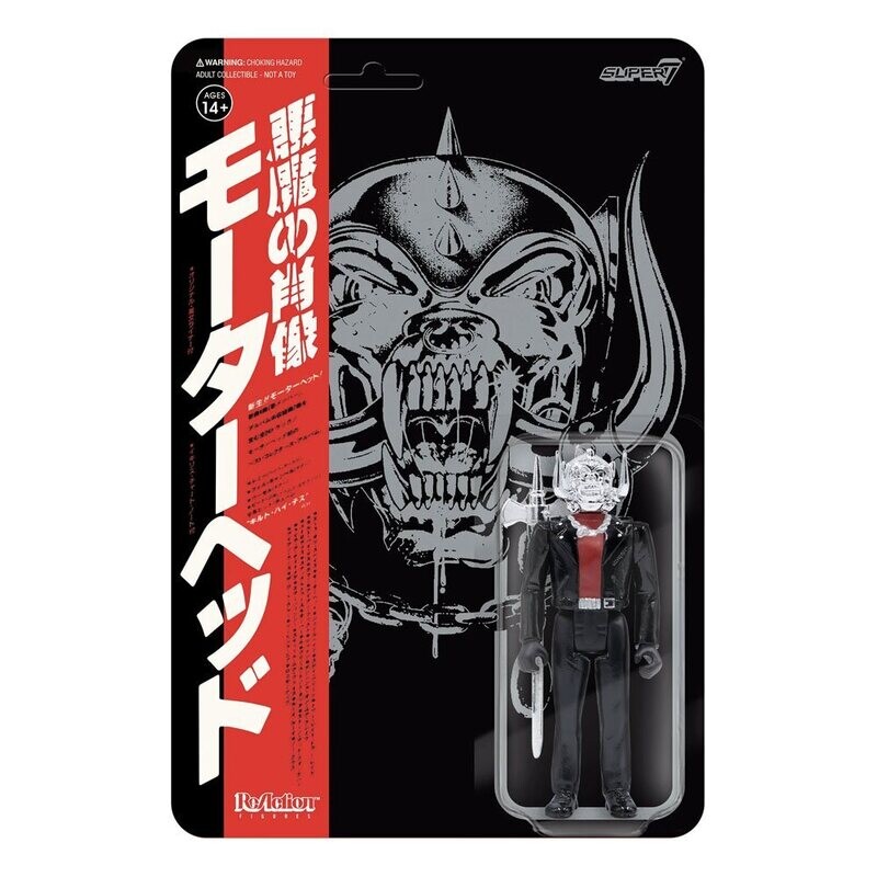 Super7 ReAction Motorhead Warpig (Japanese Chrome) Actionfigur