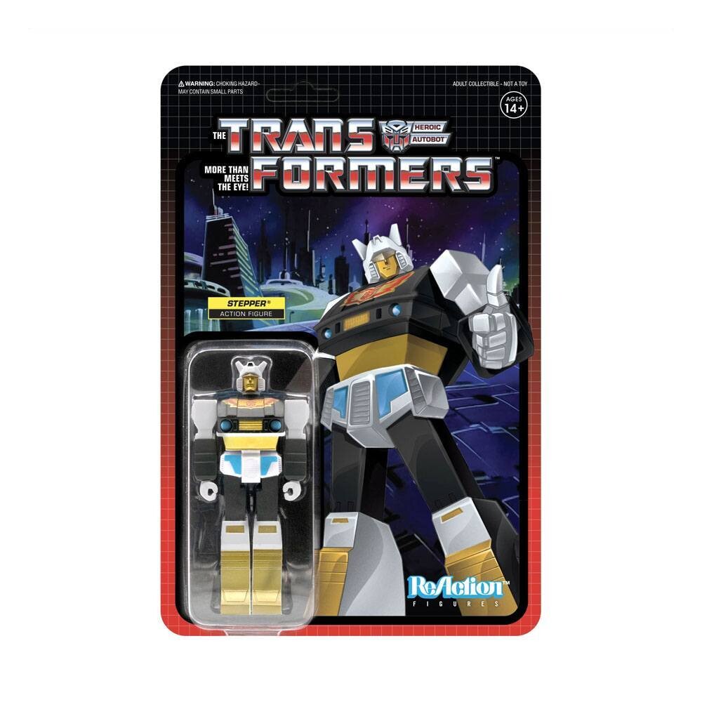 Super7 ReAction Transformers Stepper Actionfigur 10 cm