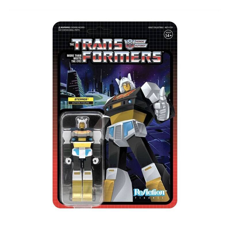 Super7 ReAction Transformers Stepper Actionfigur 10 cm