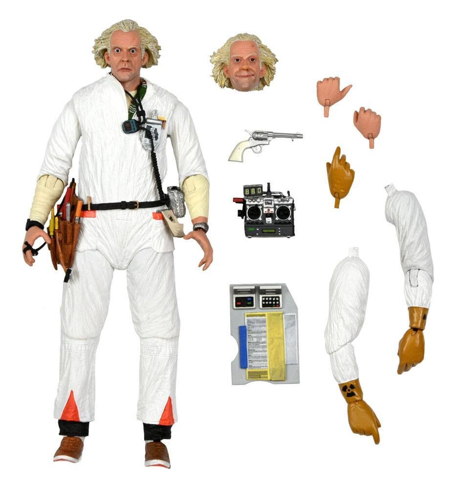NECA Zurück in die Zukunft Doc Brown ca. 18 cm Ultimate Actionfigur