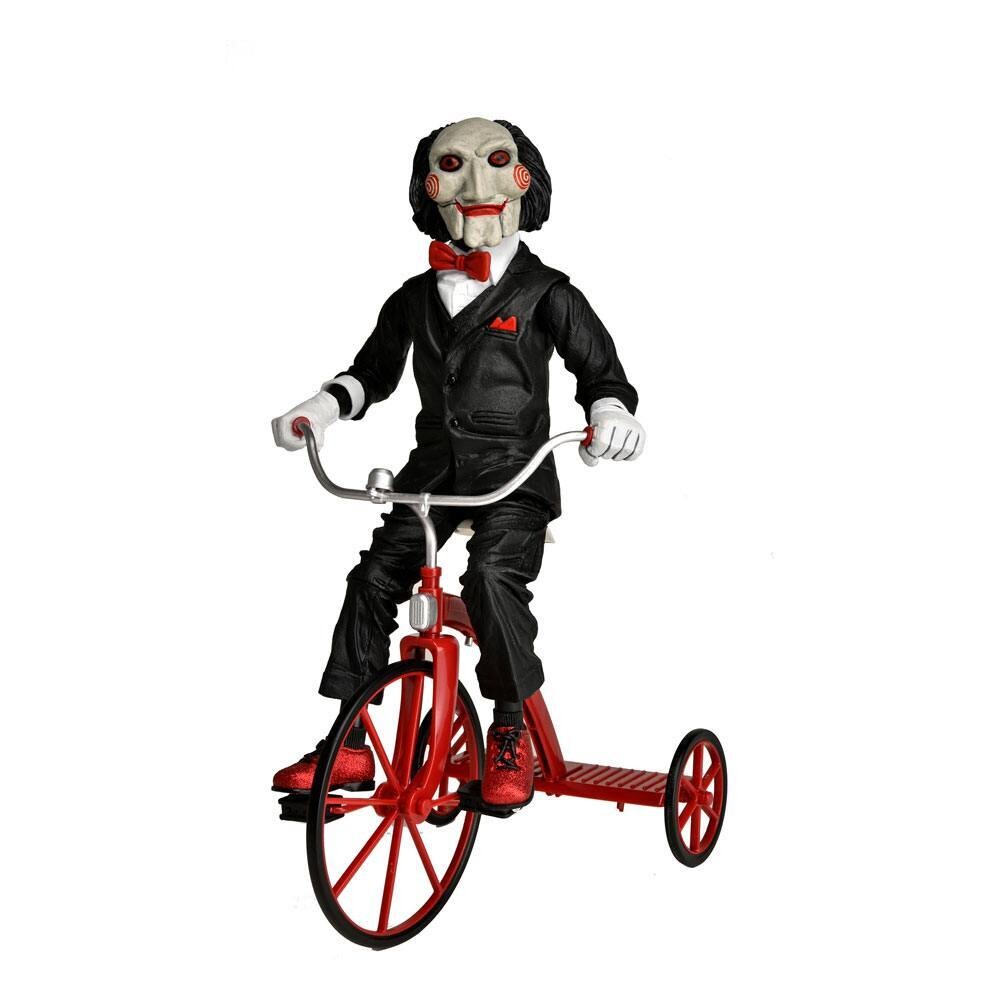 NECA Saw Actionfigur mit Sound Billy mit Dreirad 30 cm und Sprache