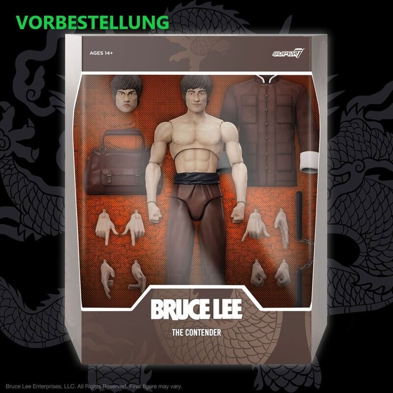 VORBESTELLUNG Super7 Bruce Lee Ultimates Actionfigur Bruce The Contender 18 cm