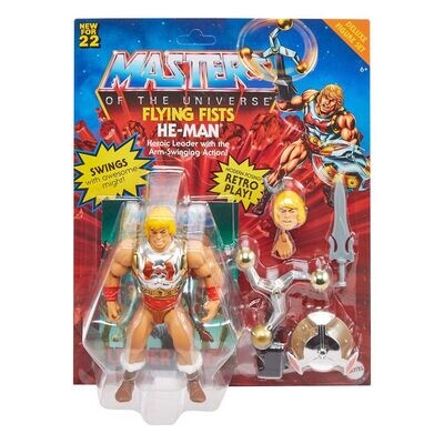 Mattel Masters Of The Universe Origins Flying Fists He-Man Deluxe