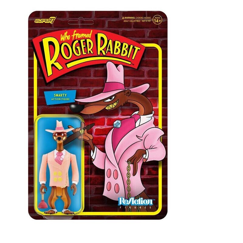 Super7 ReAction Falsches Spiel mit Roger Rabbit Smarty Actionfigur