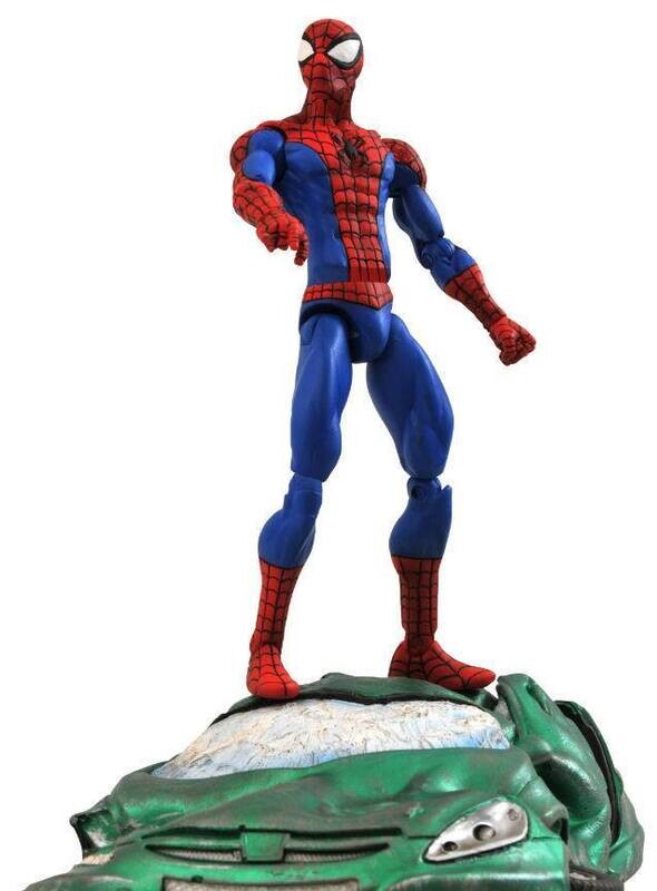 Diamond Select Toys Marvel Classic Spider-Man ca. 18 cm Actionfigur