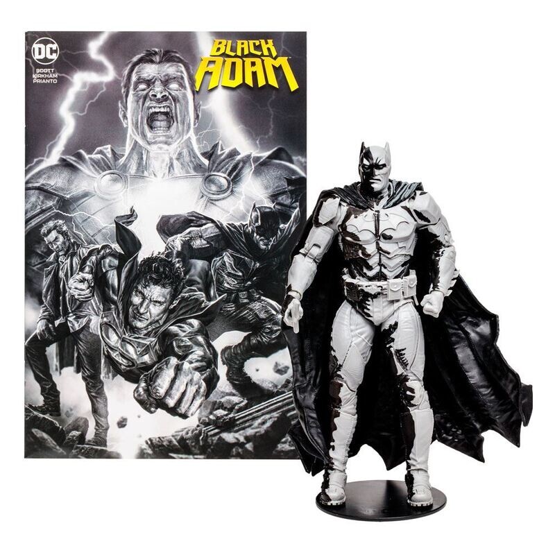 McFarlane Toys DC Direct Batman Black Adam SDCC Figur + Comic ca 18 cm