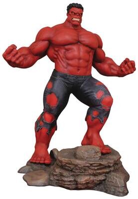 Diamond Select Toys Marvel Gallery Red Hulk Statue ca. 25 cm Diorama