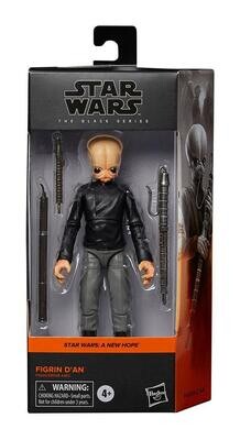 Star Wars The Black Series Figrin D án Episode IV Actionfigur ca. 15 cm