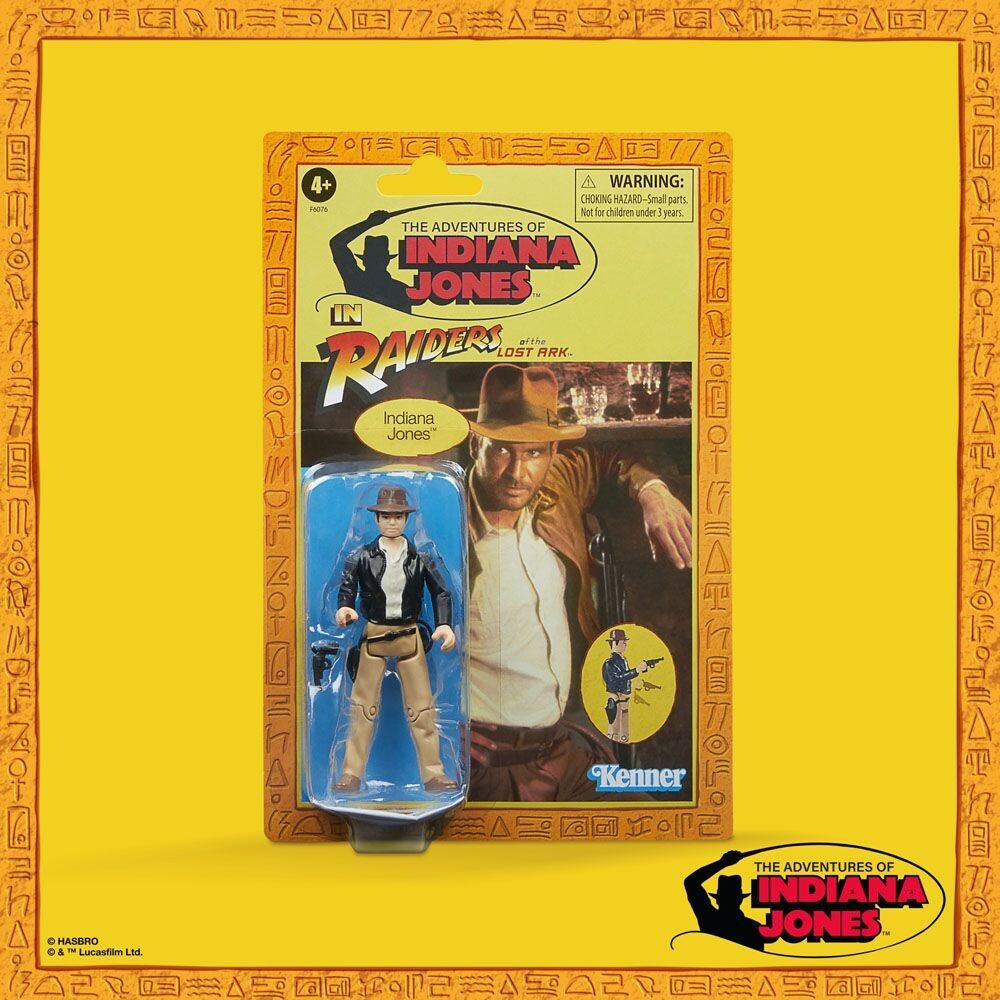 Hasbro Indiana Jones Retro Collection: Jäger des verlorenen Schatzes Actionfigur Indiana Jones 10 cm