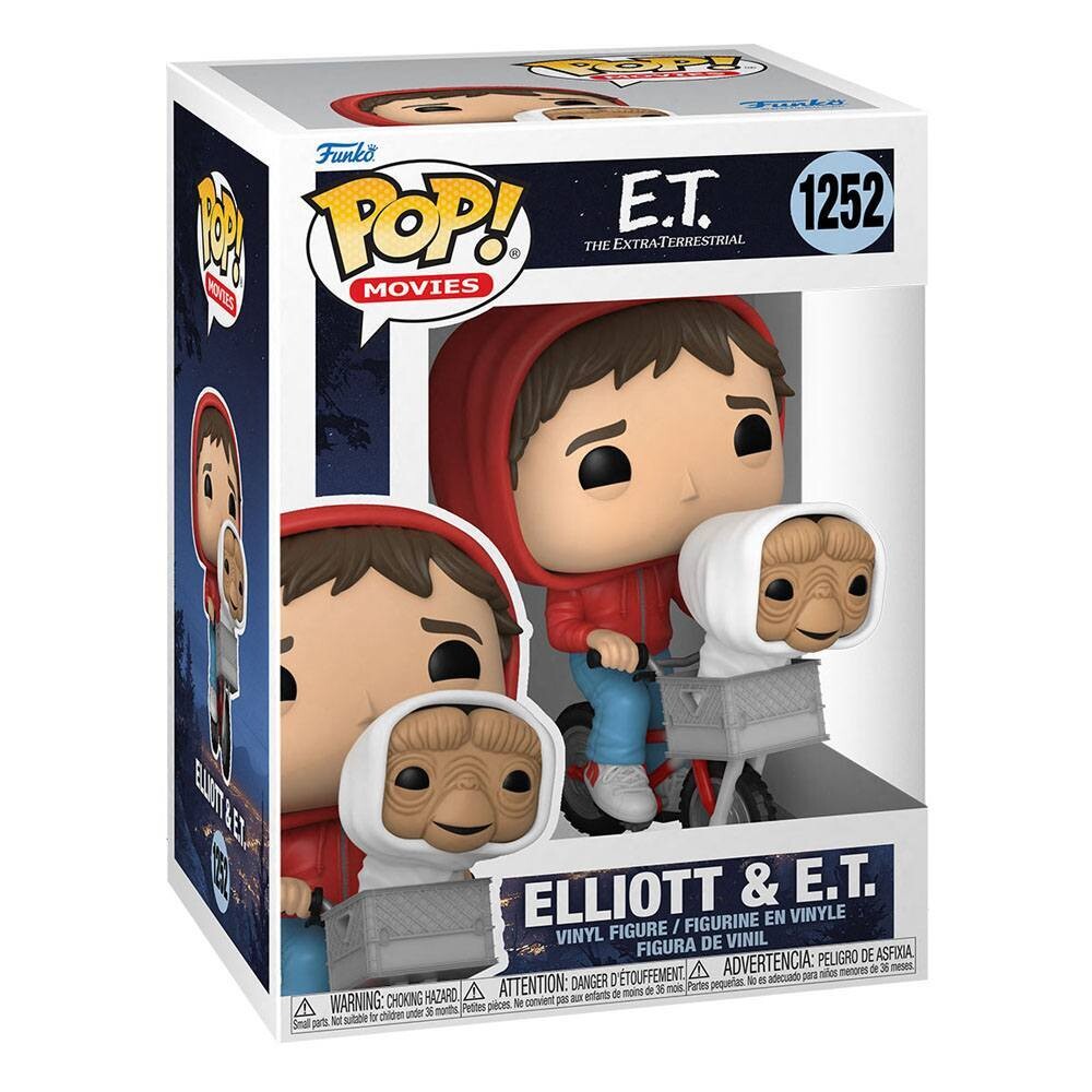 Funko POP! E.T. Der Außerirdische Elliot + Bike Vinyl Figur ca. 9 cm
