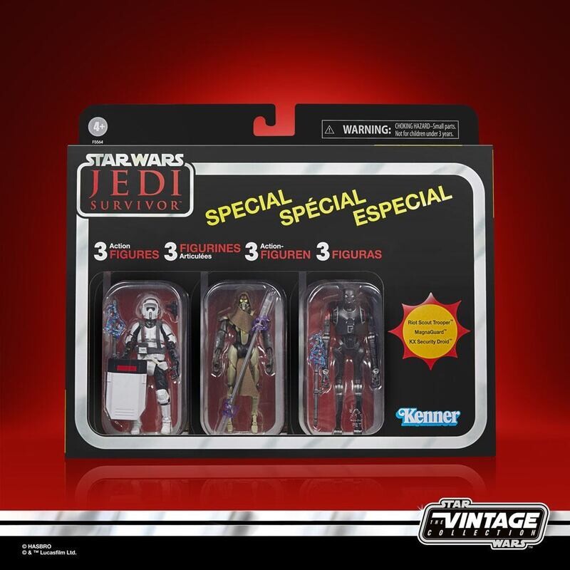 Star Wars Jedi Survivor Vintage Collection 3er Pack Gaming Greats Special