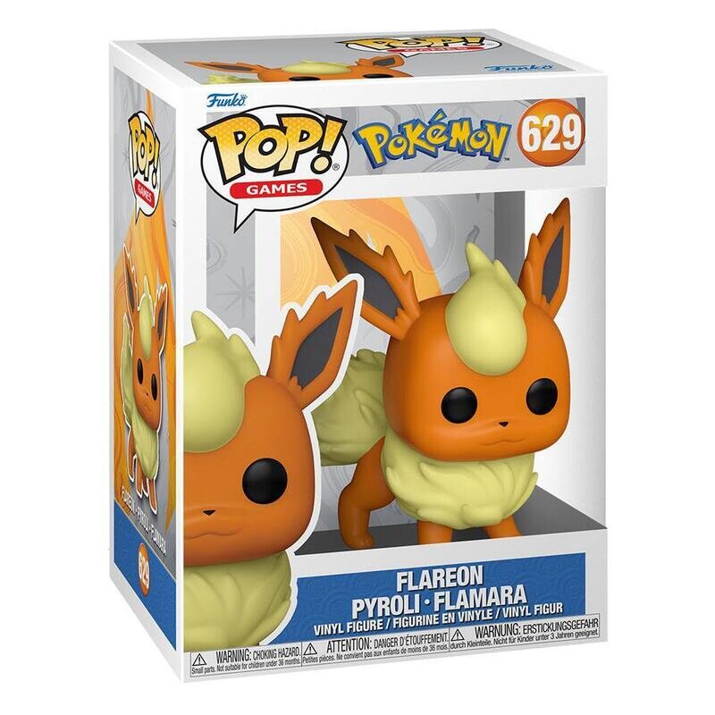 Funko POP! Games Pokemon Flamara Flareon Vinyl Figur 9 cm