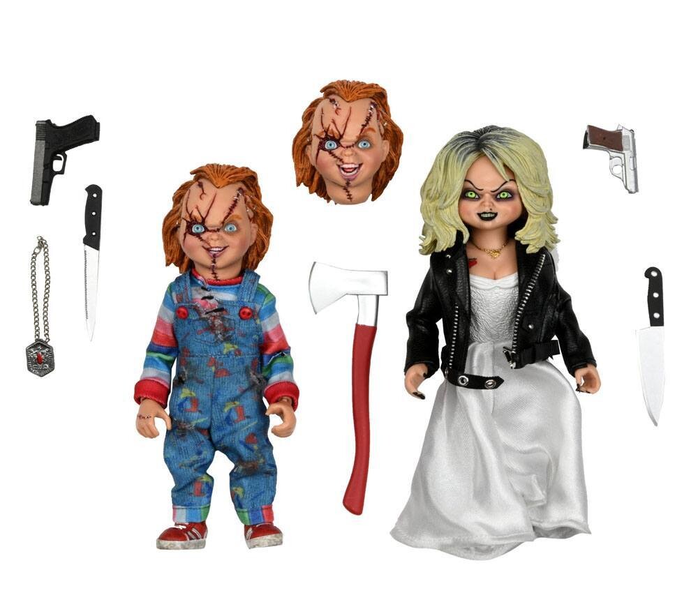 NECA Chucky und seine Braut Doppelpack Chucky & Tiffany Actionfiguren