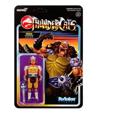 Super7 ReAction Thundercats Grune the Destroyer Actionfigur ca. 10 cm