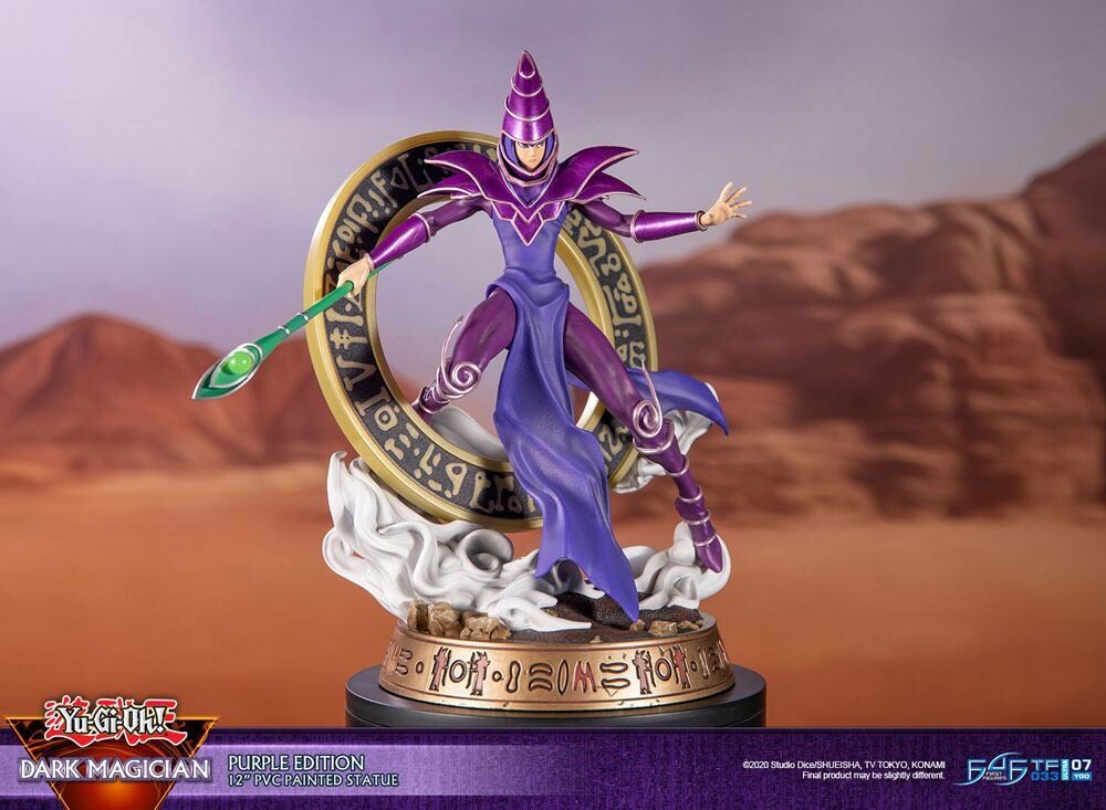 First4Figures YuGiOh! PVC Statue Dark Magician Purple Version 29 cm