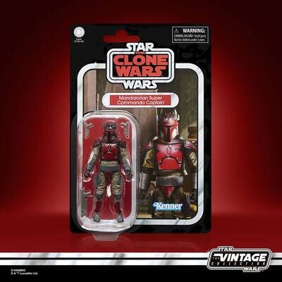Kenner Star Wars Vintage Collection TCW Super Commando Captain Actionfigur