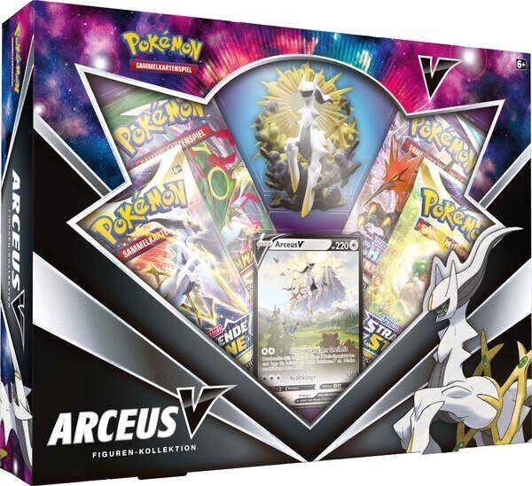 Pokemon Sammelkarten Arceus V Figuren-Kollektion Box DEUTSCH NEU & OVP Booster