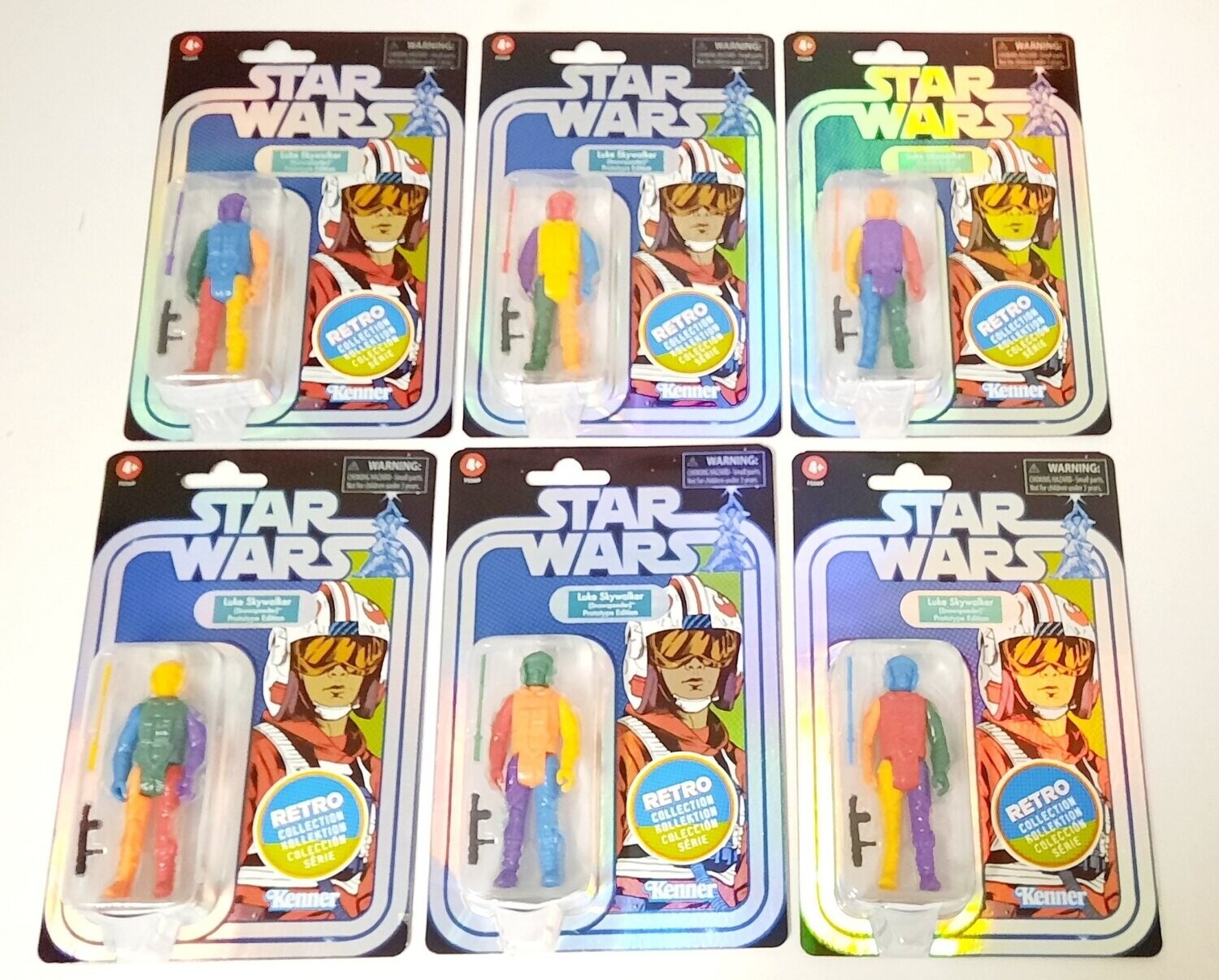 Kenner Star Wars Retro Collection Luke Skywalker Snowspeeder Prototyp ALLE 6 Varianten