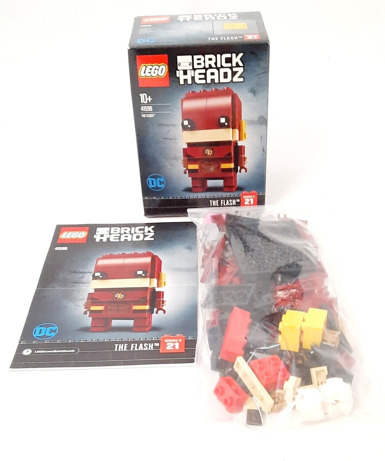 LEGO Brickheadz 41598 DC The Flash inkl. BA + OVP 100 % KOMPLETT