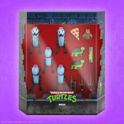 Teenage Mutant Ninja Turtles Ultimates 5er Pack Mousers SUPER7 TMNT