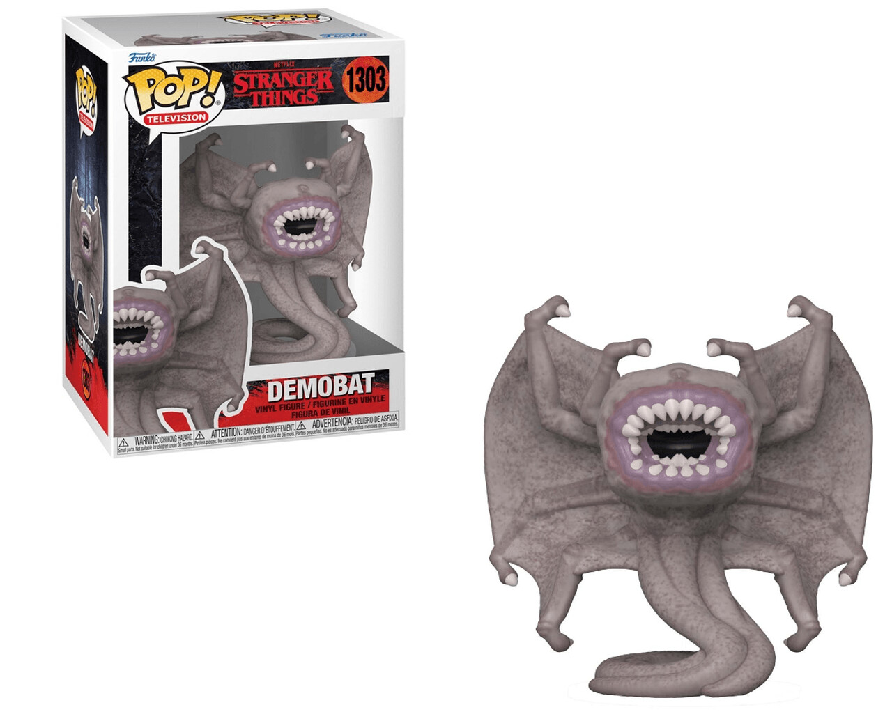 Funko POP! Stranger Things TV Demo-bat Vinyl Figur ca. 9 cm