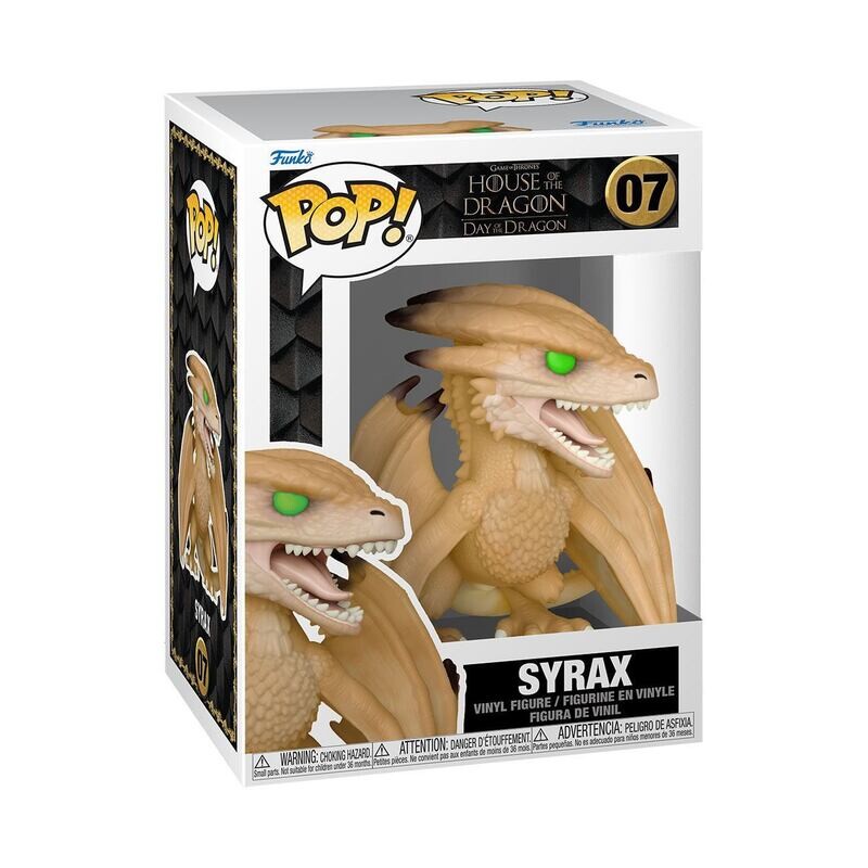 Funko POP! House of the Dragon Syrax Vinyl Figur 9 cm