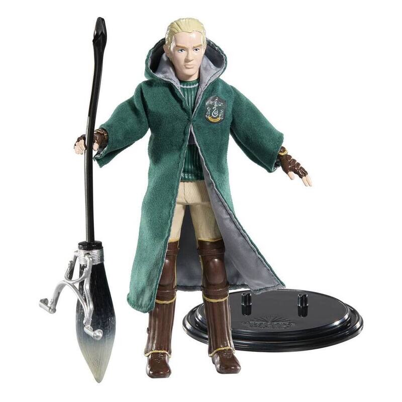 Noble Collection Harry Potter Bendyfigs Draco Malfoy Quidditch 19 cm Figur