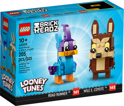 LEGO Brickheadz 40559 Looney Tunes Road Runner & Wile E. Coyote