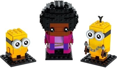 LEGO Brickheadz 40421 Minions Belle Bottom, Kevin und Bob
