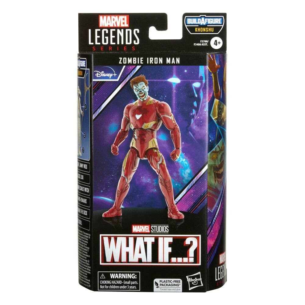 Hasbro Marvel Legends What If...? Zombie Iron Man Khonshu BAF Actionfigur