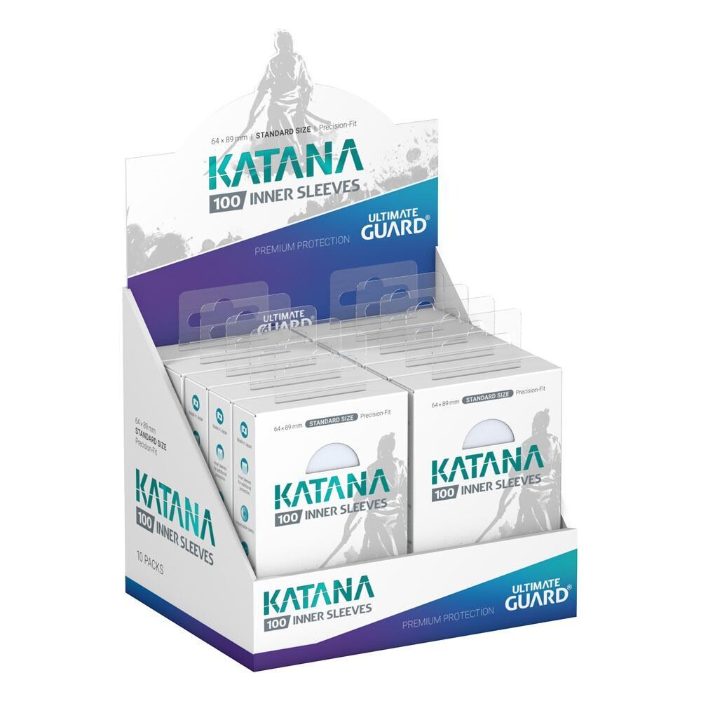 Ultimate Guard Katana Inner Sleeves Standard Transparent (100) Magic, Pokemon