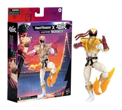Power Rangers x Street Fighter Morphed Ryu Crimson Hawk Ranger 15 cm