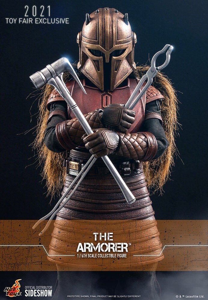 Hot Toys Star Wars The Mandalorian Actionfigur 1/6 The Armorer 2021 Toy Fair Exclusive 29 cm