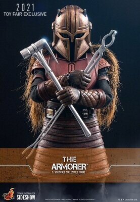 Hot Toys Star Wars The Mandalorian Actionfigur 1/6 The Armorer 2021 Toy Fair Exclusive 29 cm