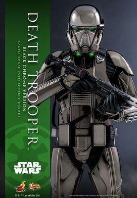 Hot Toys Star Wars Actionfigur 1/6 Death Trooper (Black Chrome) 2022 Convention Exclusive 32 cm