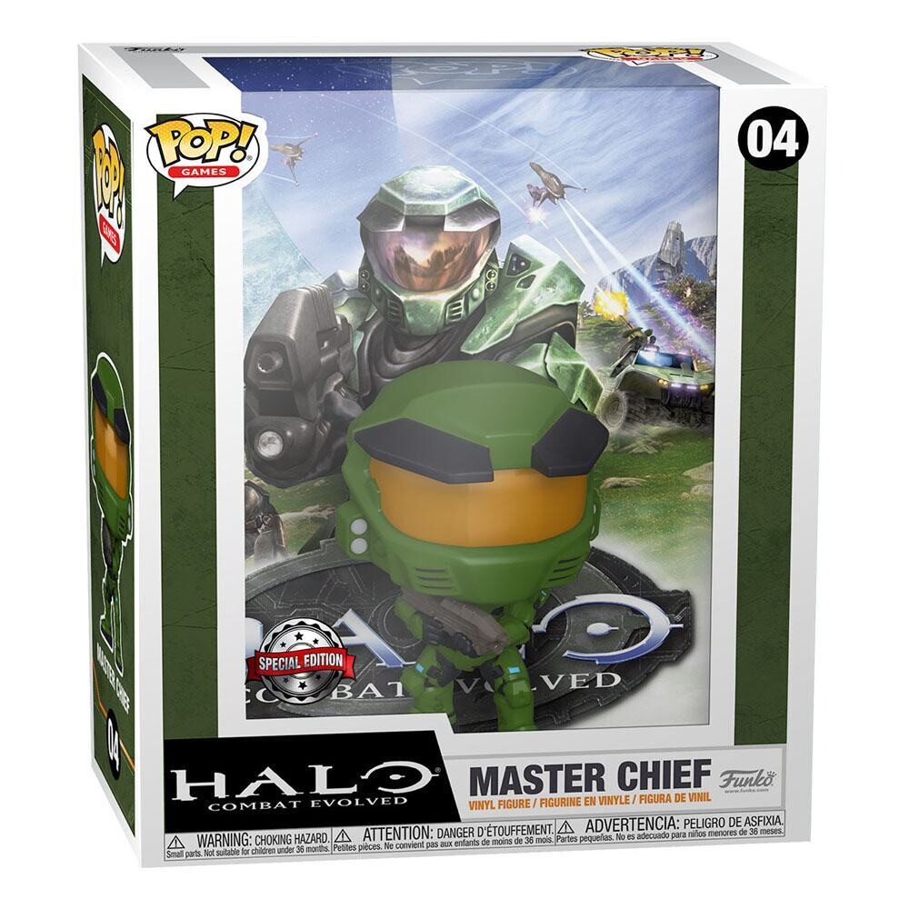 Funko POP! Game Cover Halo Master Chief Vinyl Figur