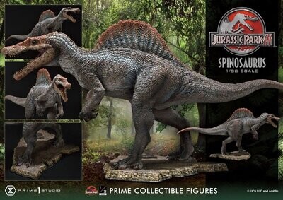 Prime1 Studios Jurasic Park III Spinosaurus Collectibles Statue 1/38 24 cm