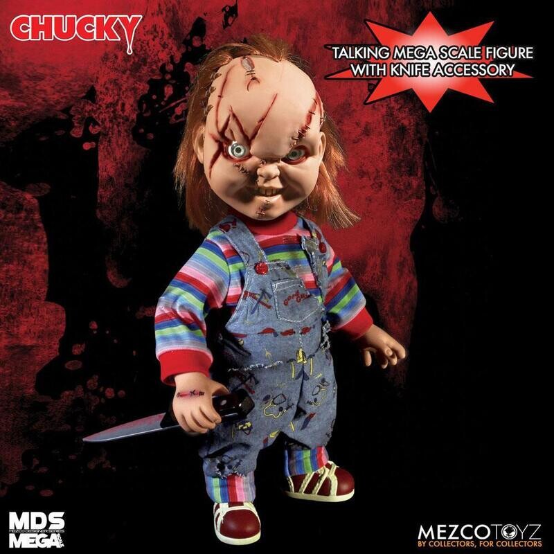 MEZCO Chucky Die Mörderpuppe sprechend ca. 38 cm Actionfigur