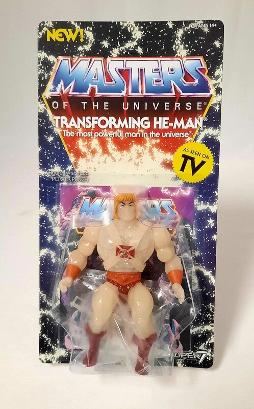 Super7 Masters of the Universe Transforming He-Man Actionfigur MOC