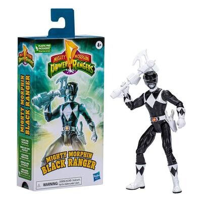 Hasbro Power Rangers Mighty Morphin Black Ranger Actionfigur ca. 15 cm