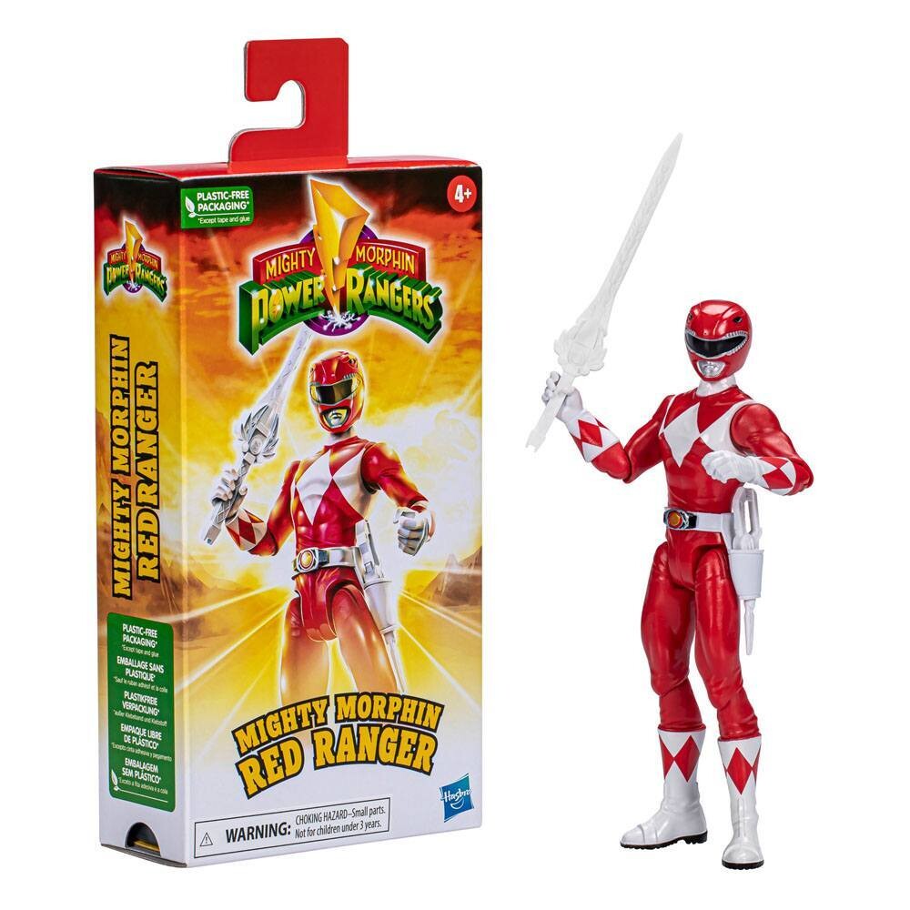 Hasbro Power Rangers Mighty Morphin Red Ranger Actionfigur ca. 15 cm